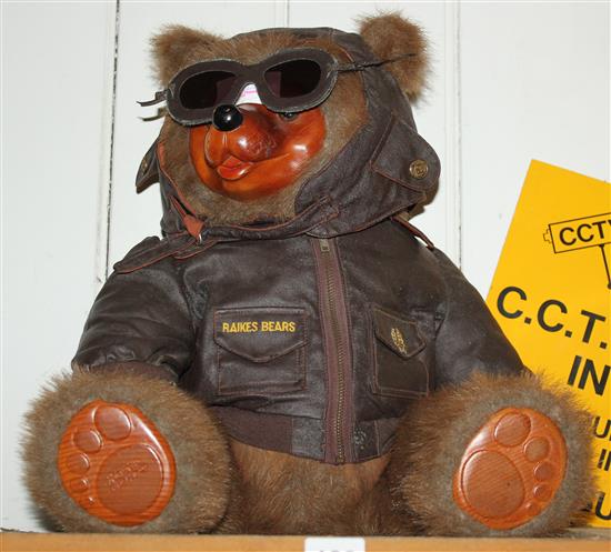 A Raikes pilot Teddy bear